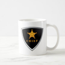 Chief badge mug