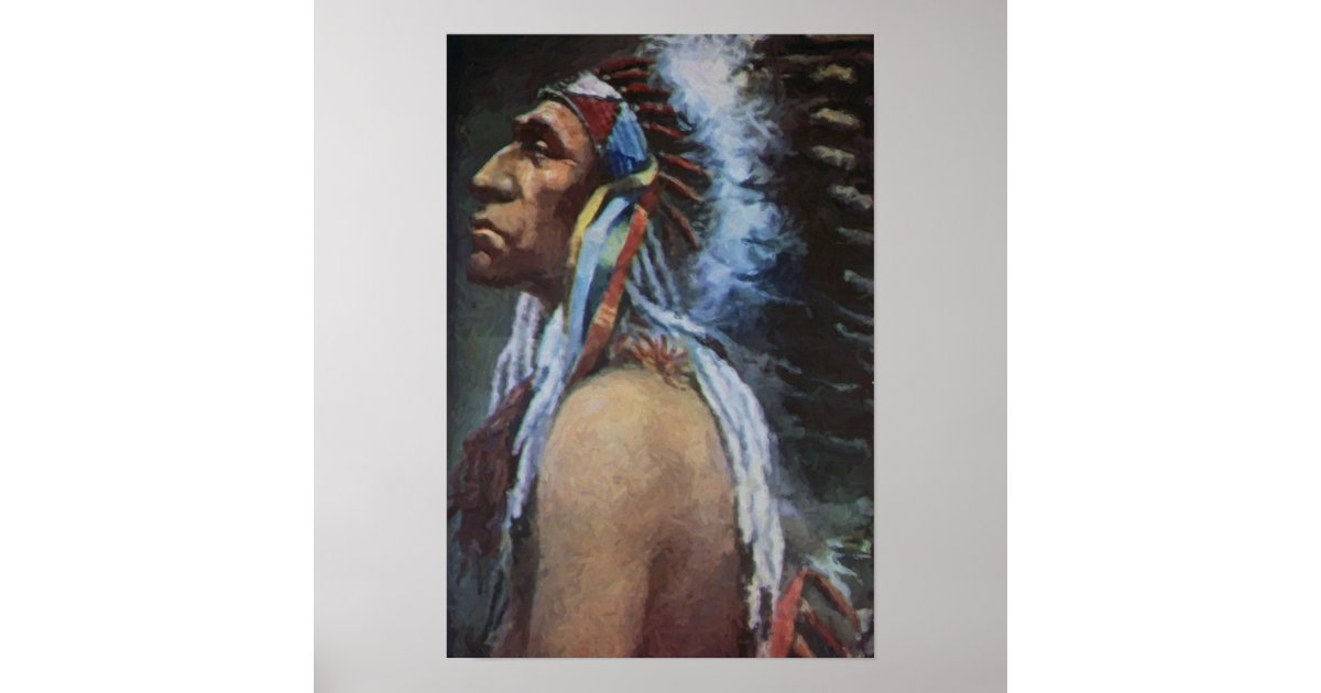 Omaha Native American Poster