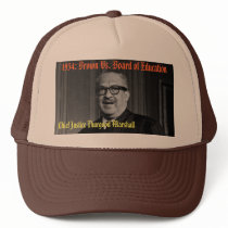 CHIEF JUSTICE THURGOOD MARSHALL, 1954: Brown Vs... hats by Cambridgekore CHIEF JUSTICE THURGOOD MARSHALL, 1954: Brown Vs... hats