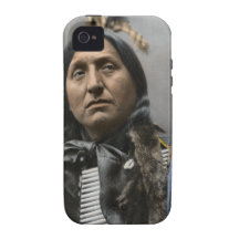 Chief Left Hand Bear Ogala Sioux Vintage iPhone 4 Case