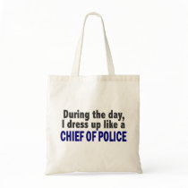 Chief Of Police During The Day bags by professiongifts Chief Of Police During The Day bags