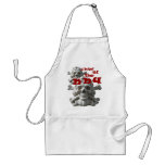 Chief of the BBQ Apron with Pirate Skulls & Bones