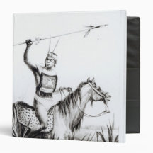 Chief of the Charruas, engraved by C. Motte Vinyl Binder