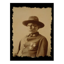 Chief of the Chiricahua Apache Tribe 1898 Postcard