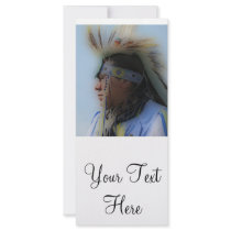 'Chief Overlooking' Personalized Rack Card