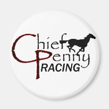 Chief Penny Racing Refrigerator Magnets