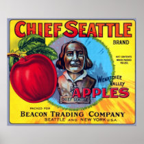Chief Seattle Apples Posters