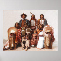 Chief Sevara and Family.Ute1897 Print