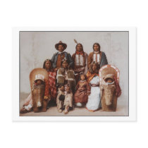 Chief Sevara Family Ute 1897 Postcard