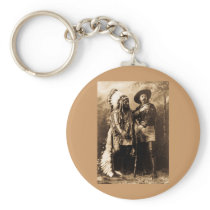 Chief Sitting Bull and Buffalo Bill 1895 Keychains