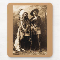 Chief Sitting Bull and Buffalo Bill 1895 Mouse Pad