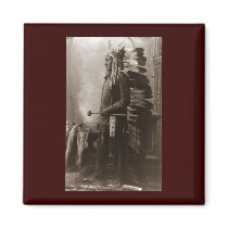 Chief Sitting Bull - Vintage Magnet
