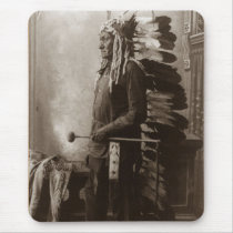 Chief Sitting Bull - Vintage Mouse Pad