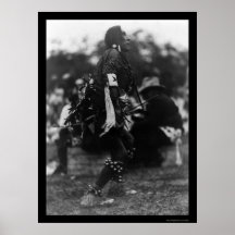 Chief Turtle Doing an Indian Storm Dance 1920 Posters