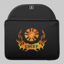 Chief's Flames macbook sleeves