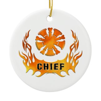 Chief's Flames ornament