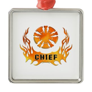 Chief's Flames ornament