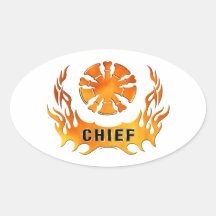 Chief's Flames Stickers