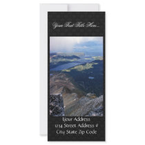 Chignik Mountain and lagoon Custom Rack Cards