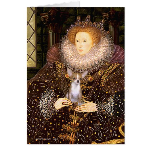 Chihuahua- Queen Card
