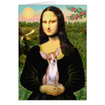 Chihuahua 1b - Mona Lisa Cards