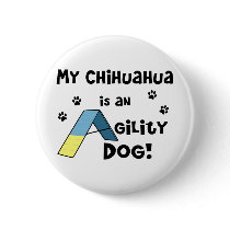 Chihuahua Agility Dog buttons