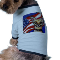 Chihuahua American Flag pet clothing