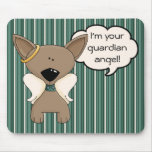 Chihuahua Angel Dogs Keepsake Memory Name Mousepad