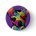 Chihuahua Art buttons