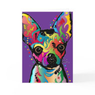 Chihuahua Art card
