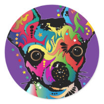 Chihuahua Art Sticker