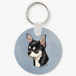 Chihuahua Black & Tan Keychain