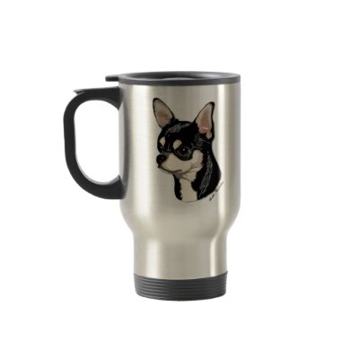 Chihuahua Black & Tan Mug by KandeeK9Designs