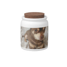 Chihuahua Candy Jar