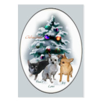 Chihuahua Christmas Gifts business cards by DogsByDezign Chihuahua Christmas Gifts business cards