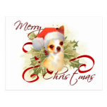 Chihuahua Christmas Postcard
