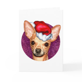 Chihuahua Claus card