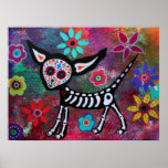 CHIHUAHUA COUPLE DAY OF THE DEAD PRINT