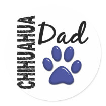 Chihuahua Dad 2 Sticker