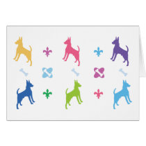Chihuahua Designer Print Card