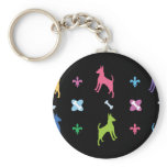 Chihuahua Designer Print Key Chain