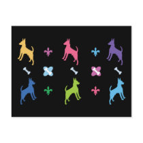 Chihuahua Designer Print Postcards