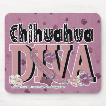 Chihuahua DIVA Mouse Pad