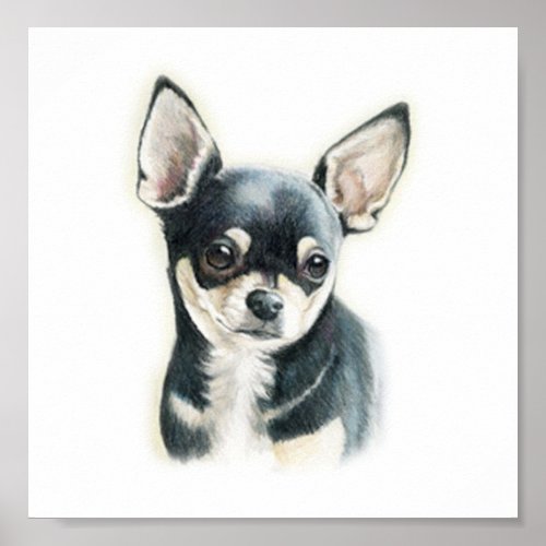 Chihuahua Dog Art Print print