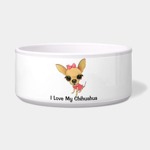 Chihuahua Dog Bowl Zazzle