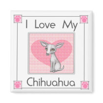 Chihuahua Dog Fridge Magnet