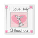 Chihuahua Dog Fridge Magnet by jamiecreates1 Chihuahua Dog Fridge Magnet