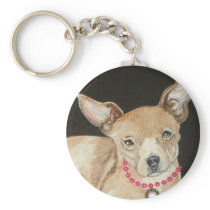 CHIHUAHUA DOG KEYCHAIN