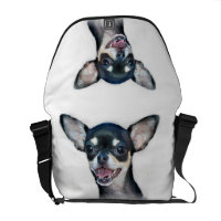 Chihuahua dog messenger bags