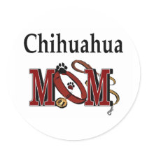 Chihuahua Dog Mom Gifts stickers by DogsByDezign Chihuahua Dog Mom Gifts stickers